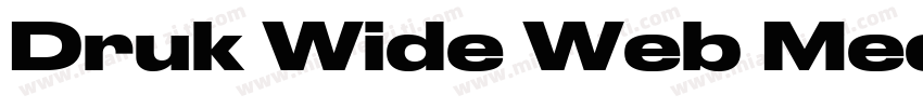 Druk Wide Web Medium字体转换